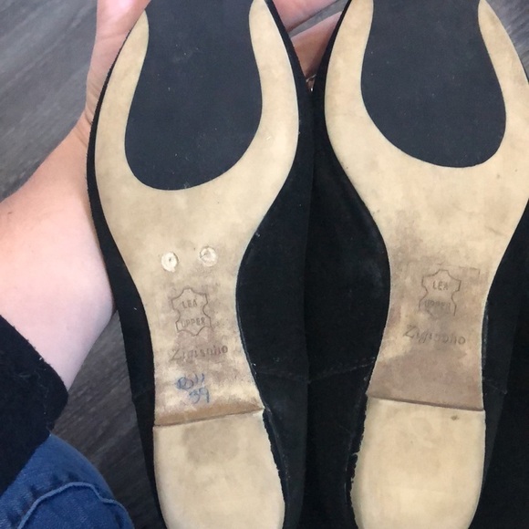 ZIGI Soho Oak Suede Leather Flat Knee Length Boots, 7.5 - Picture 8 of 9